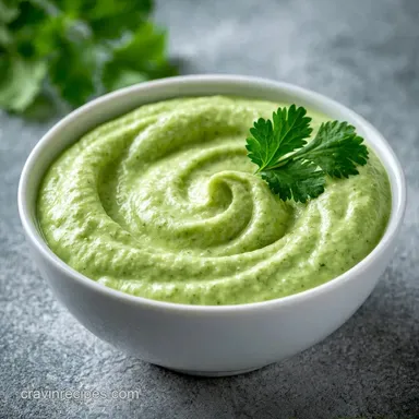 Creamy Roasted Poblano Crema Recipe Recipe Card