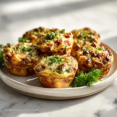 Sausage Breakfast Muffins in 35 Minutes