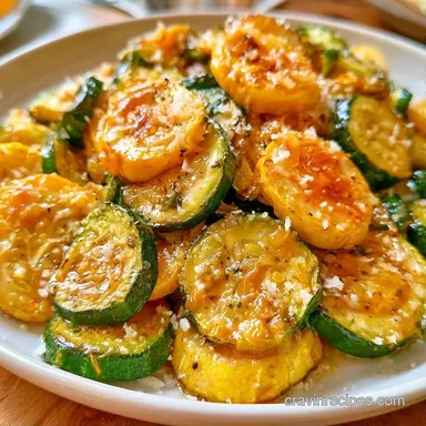 Sauteed Zucchini and Yellow Squash for 4 Recipe Card