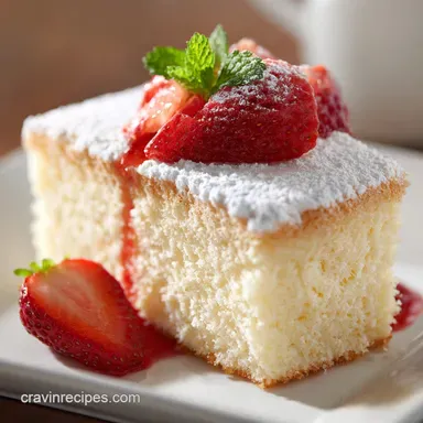 Naked Cake Recipe for 12 Servings | Tender Recipe Card