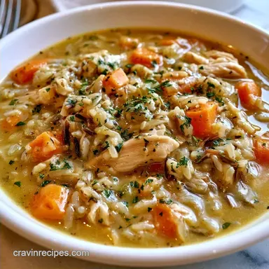 Creamy Slow Cooker Chicken Wild Rice Soup
