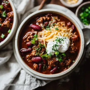 Slow Cooker Chili Recipe: Tender Beef in 8 Hours Recipe Card