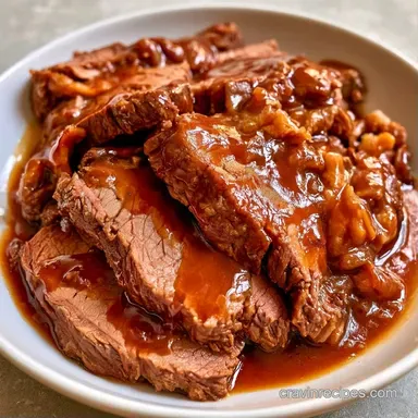 Slow Cooker Chuck Roast for 6 Servings Recipe Card