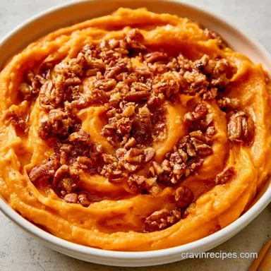 Slow-Cooked Sweet Potato Casserole Recipe Card