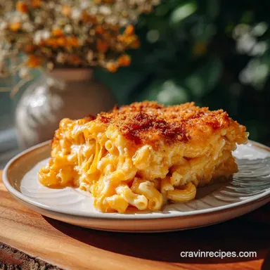 Southern Baked Mac and Cheese for 10 Servings