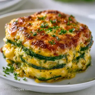 Squash Zucchini Casserole with Cheddar Recipe Card