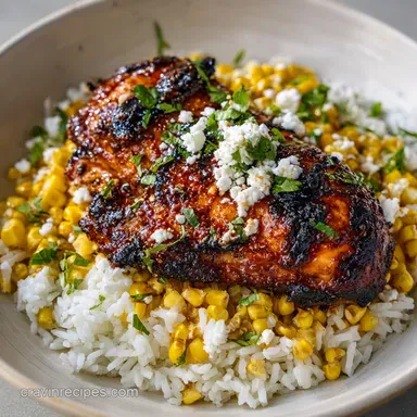 Street Corn Chicken Bowl: Meal Prep