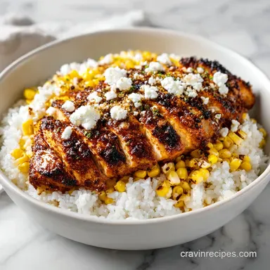 Street Corn Chicken Bowl for 4 Servings