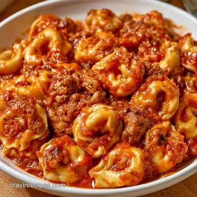 Tortellini Spaghetti Sauce with Sausage