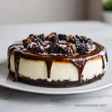 Turtle Cheesecake: Rich Cheesecake with Pecans