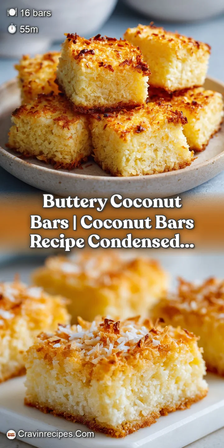 Close-up of a gooey coconut bar showing a creamy white center and a crisp, golden-brown caramelized top layer.