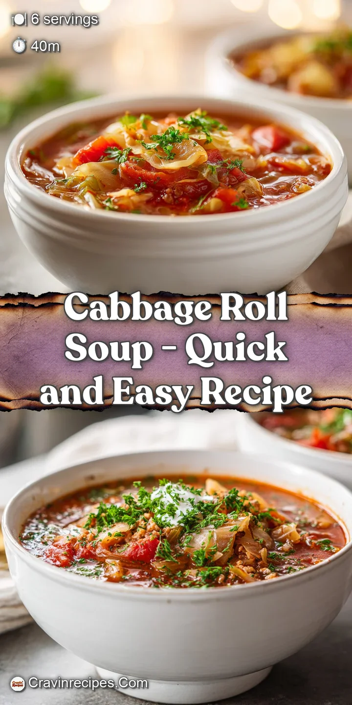 Close-up of tender ground beef and savory cabbage in a rich, red tomato broth, hinting at warmth.