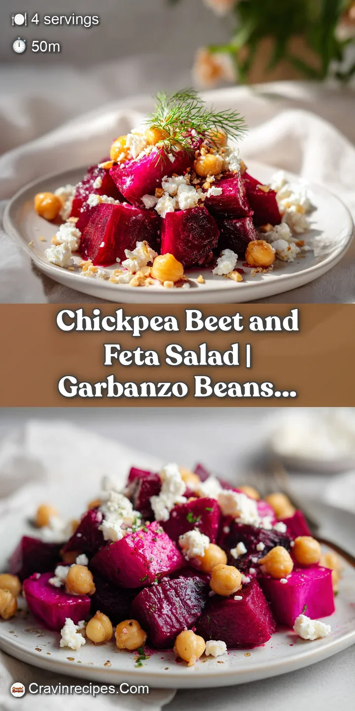 Close-up of juicy, ruby-red beet cubes and creamy feta crumbles glistening with a light lemon vinaigrette.