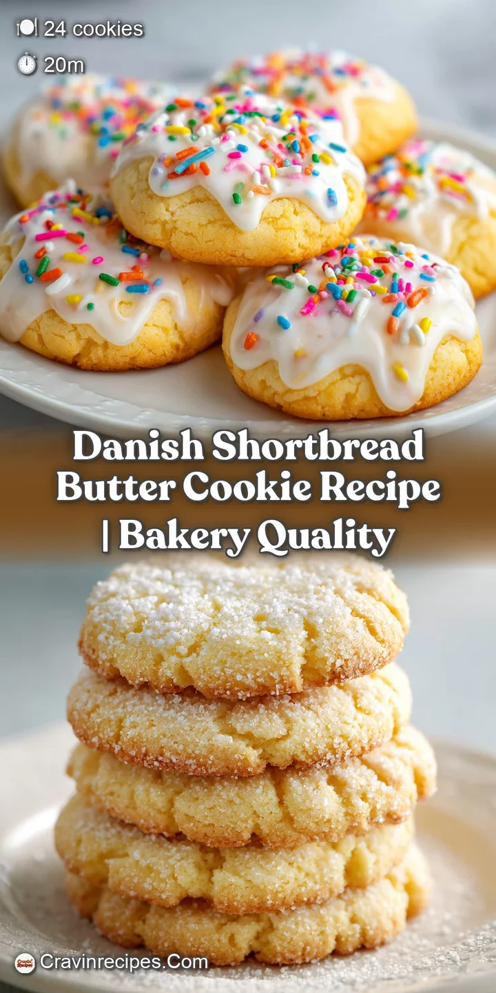 Close-up of a buttery, golden shortbread cookie; crumbly texture and sugary sparkle tantalize, promising melt-in-your-mout...