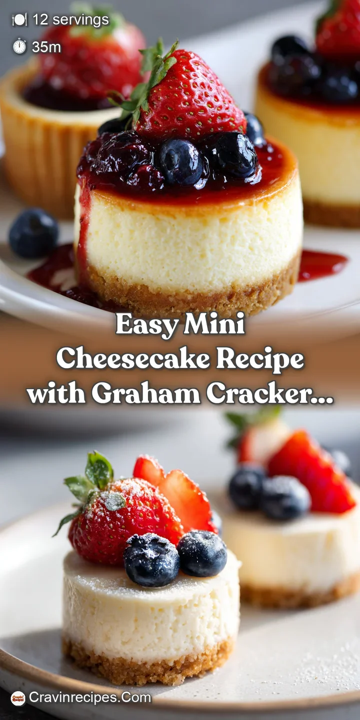 Close-up of a creamy mini cheesecake with a graham cracker crust, revealing a smooth, rich filling and tempting texture.