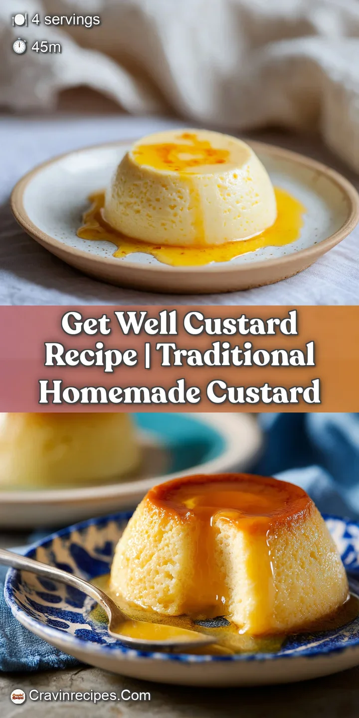 A spoonful of creamy, pale yellow custard is lifted from a rustic ramekin, revealing a smooth texture.