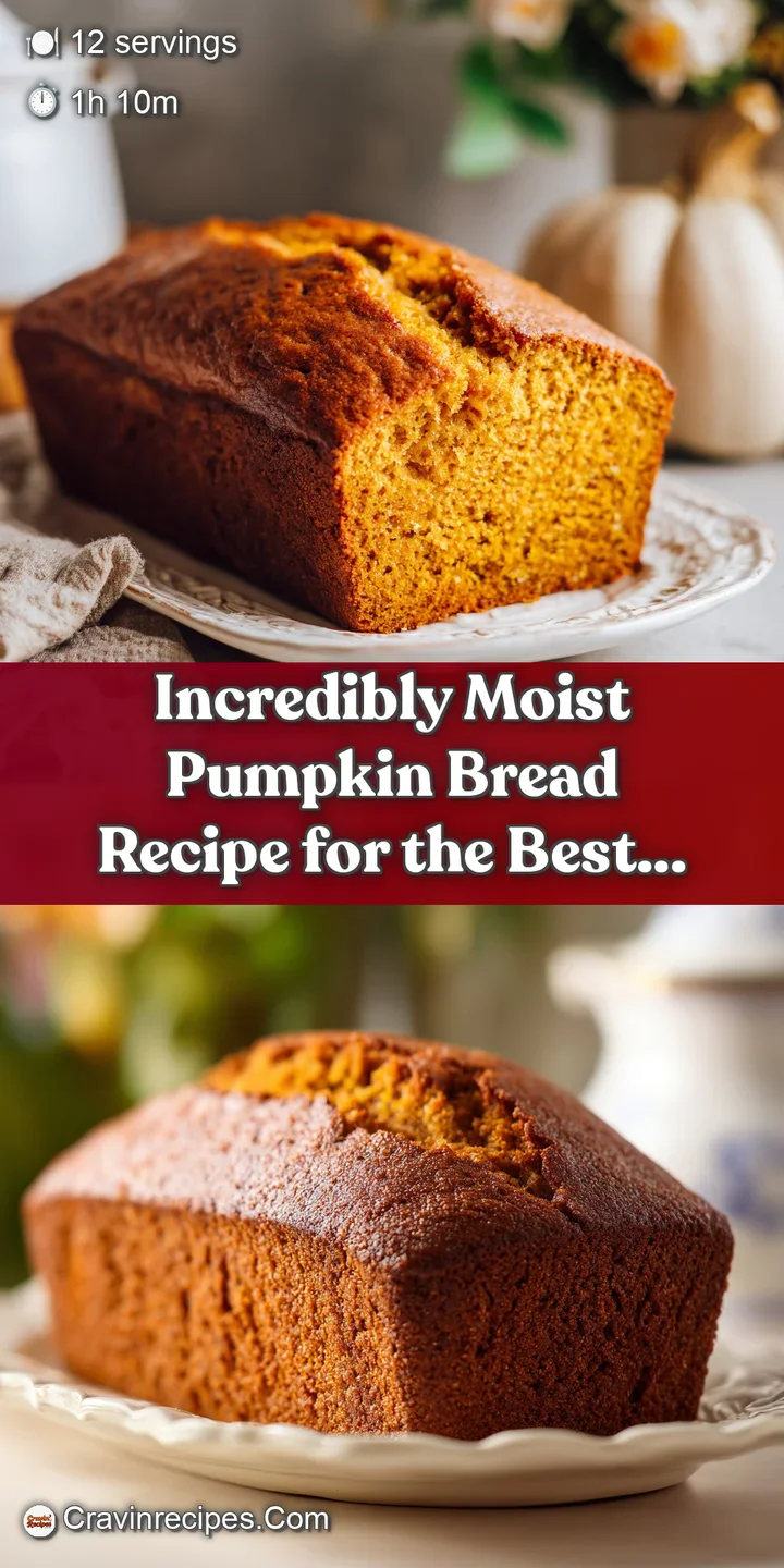 Close-up of pumpkin bread showing soft, dense crumb. Spices visible on surface, hinting at comforting warmth and flavor.