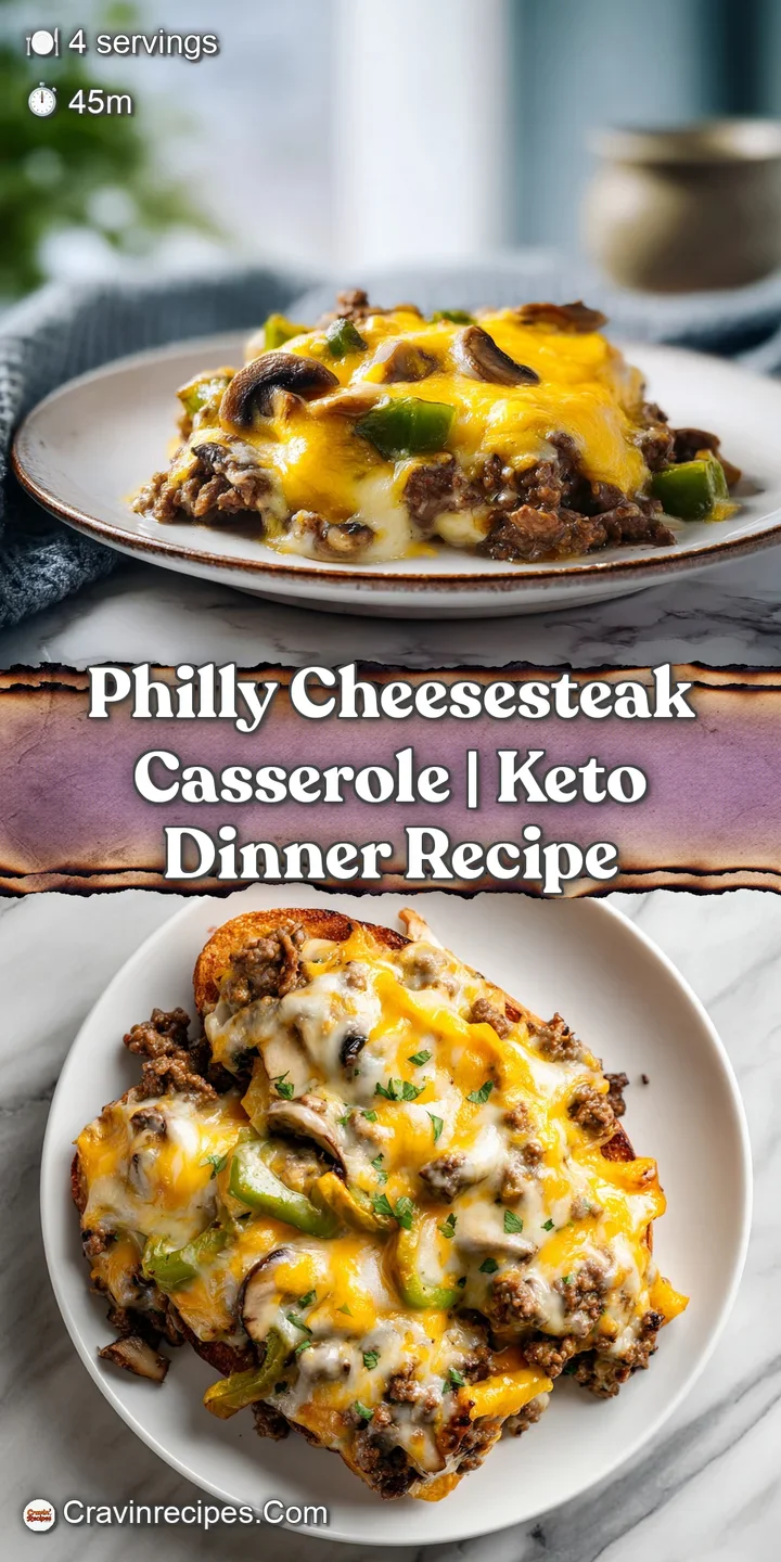 Extreme close-up of melted cheese pulling away from tender beef and saut&eacute;ed onions in a rich, creamy sauce.