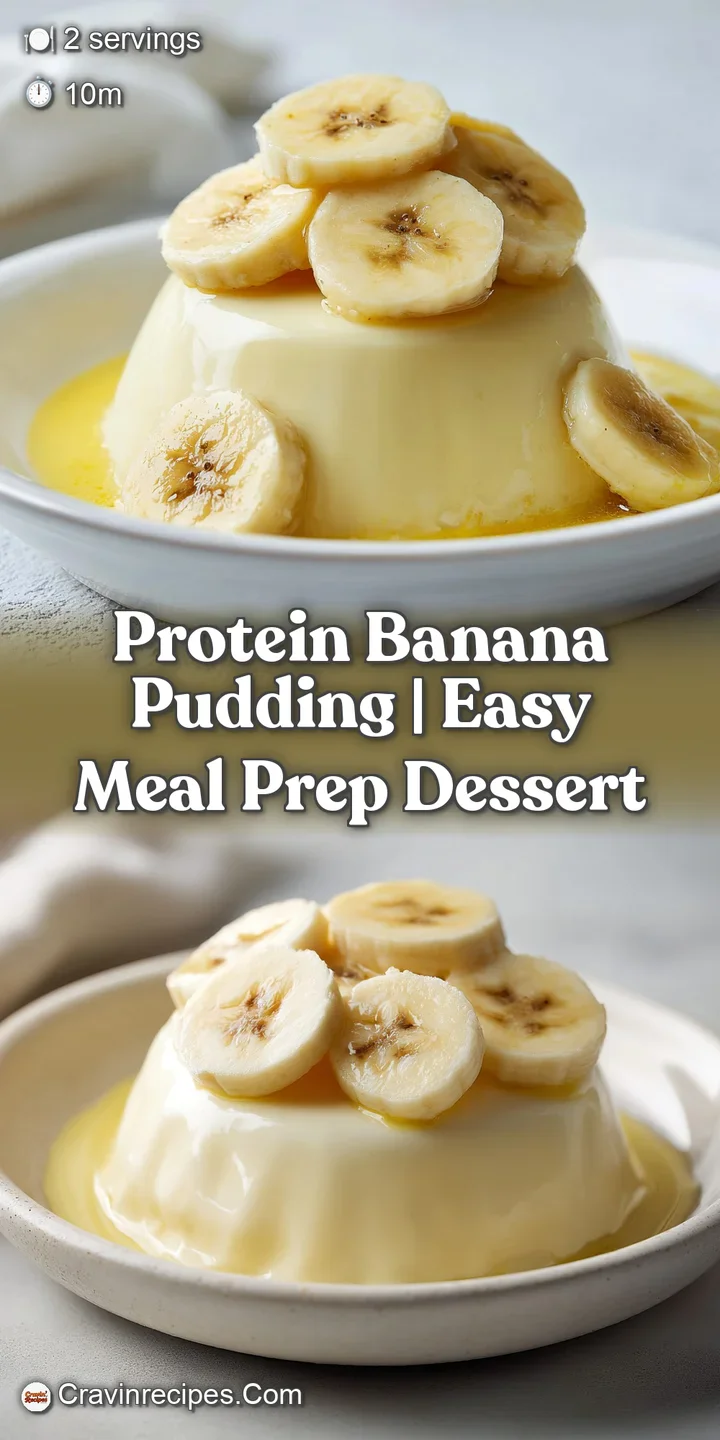 Extreme close-up of velvety pale yellow pudding with a fresh banana slice and a dusting of cinnamon on top.