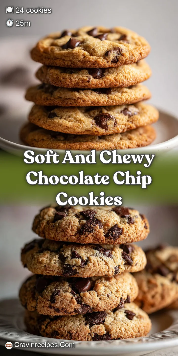 Close-up of a warm, chewy chocolate chip cookie with glistening, melted chocolate chunks, highlighting its soft texture.