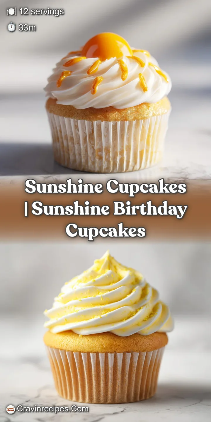 Close-up of a moist, airy cupcake with vibrant yellow crumb and swirls of creamy frosting.