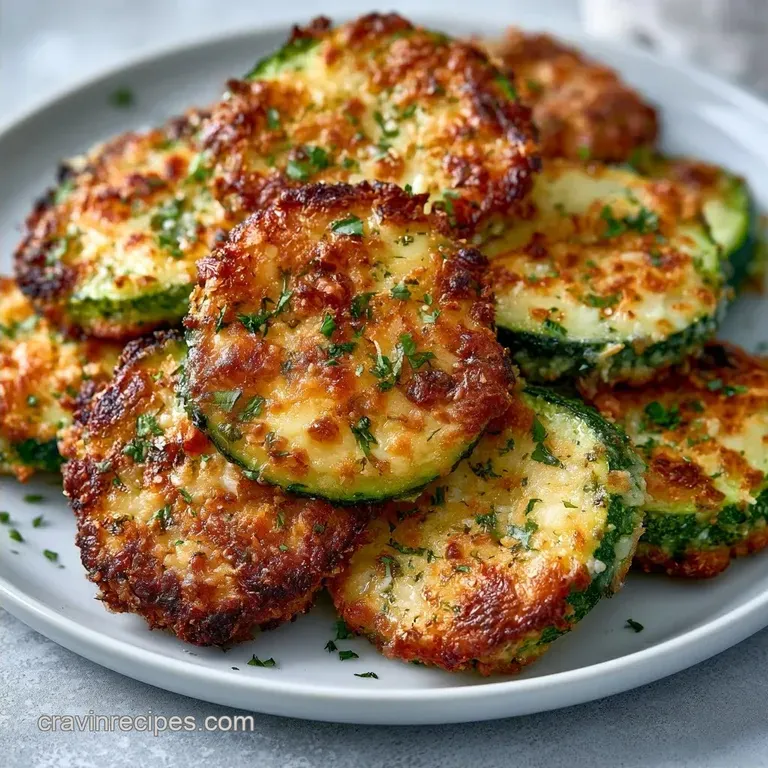 Crispy Air Fryer Zucchini Parmesan