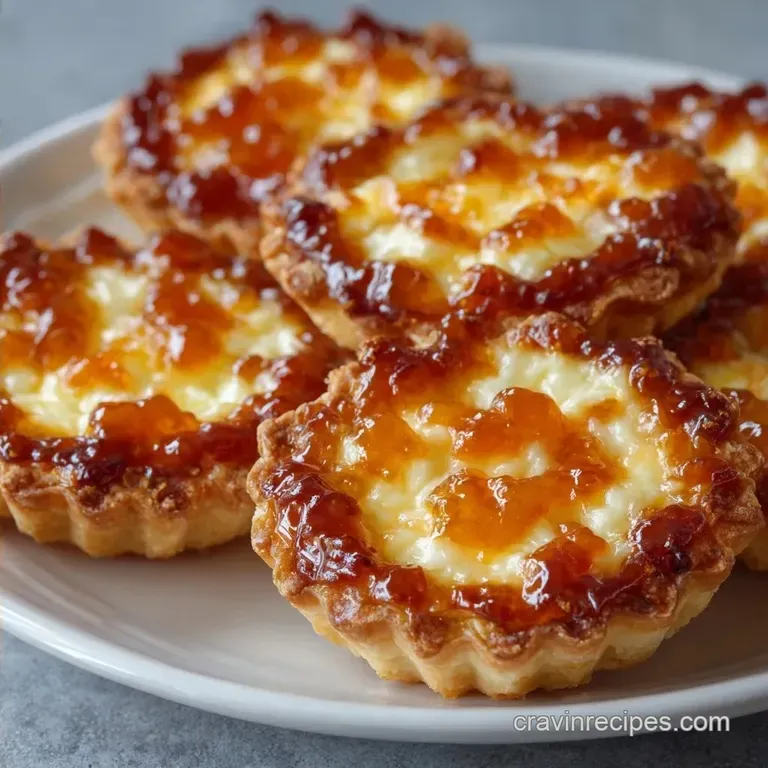 Apricot Gruyere Pastry Bites: Golden and Savory