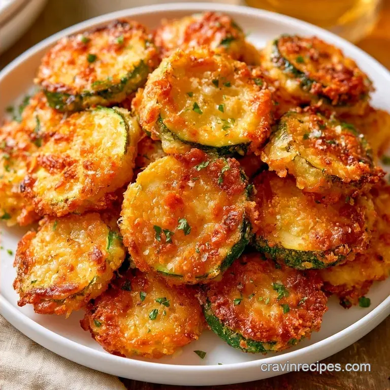 Baked Zucchini Slices with Parmesan
