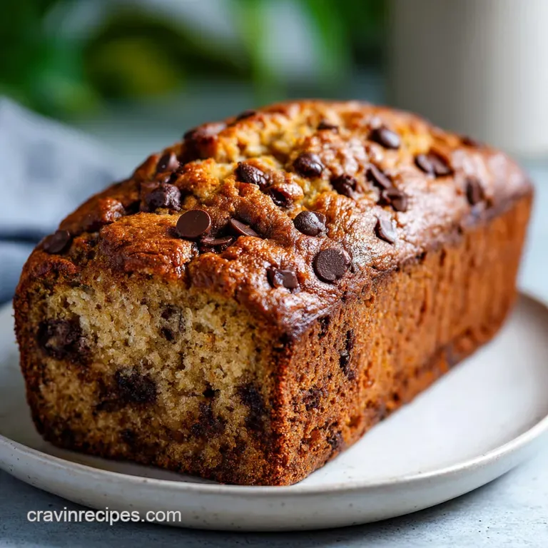 Banana Chocolate Chip Loaf: Rich and Moist
