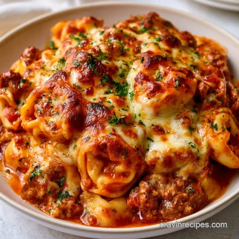 A ceramic baking dish filled with cheesy pasta, served with a side of steamed broccoli on a rustic wooden table.