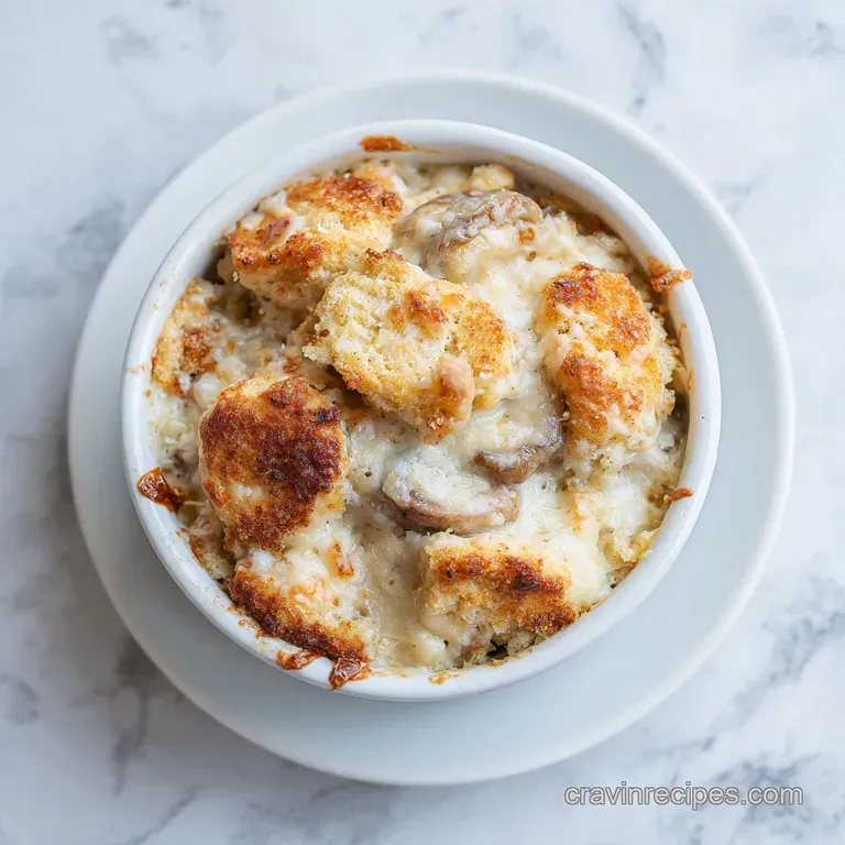 A rustic bowl overflowing with tender biscuits smothered in rich, savory gravy, a comforting morning indulgence.