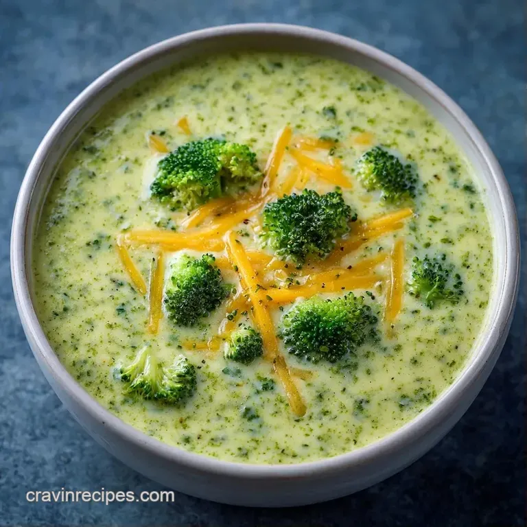 A sleek white bowl holding a velvety green soup garnished with a swirl of cr&egrave;me fra&icirc;che and fresh microgreens.