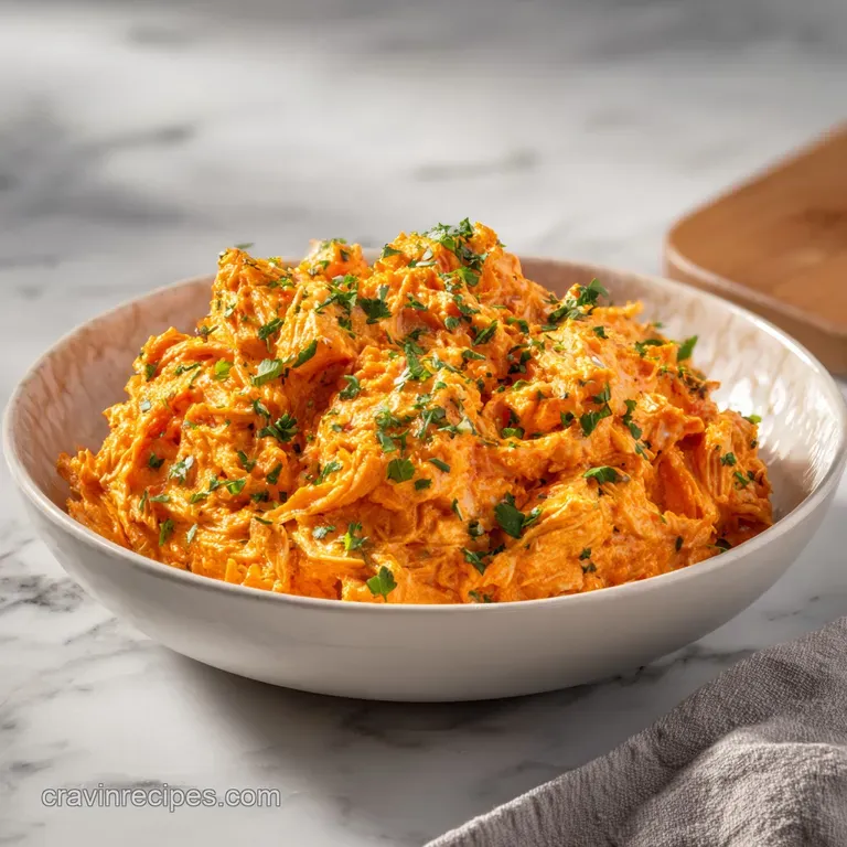 Buffalo Chicken Dip: High Protein