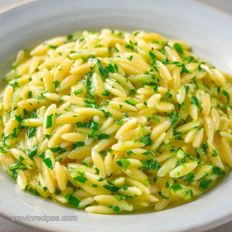 Butter Herb Orzo: Nutty and Savory