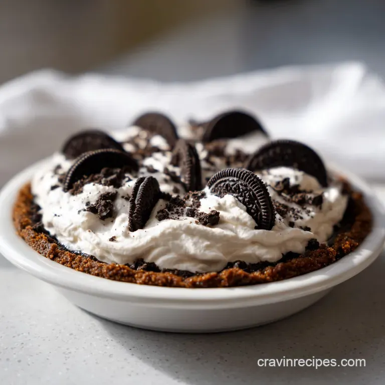 Oreo Pie Crust: Buttery and Chocolatey