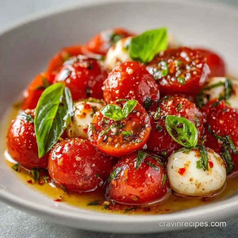 Caprese Skewers: Fresh and Glossy