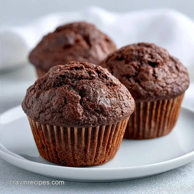 Keto Chocolate Zucchini Muffins with Almond Flour
