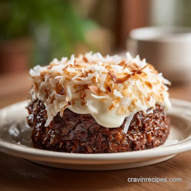 Homemade German Chocolate Cake