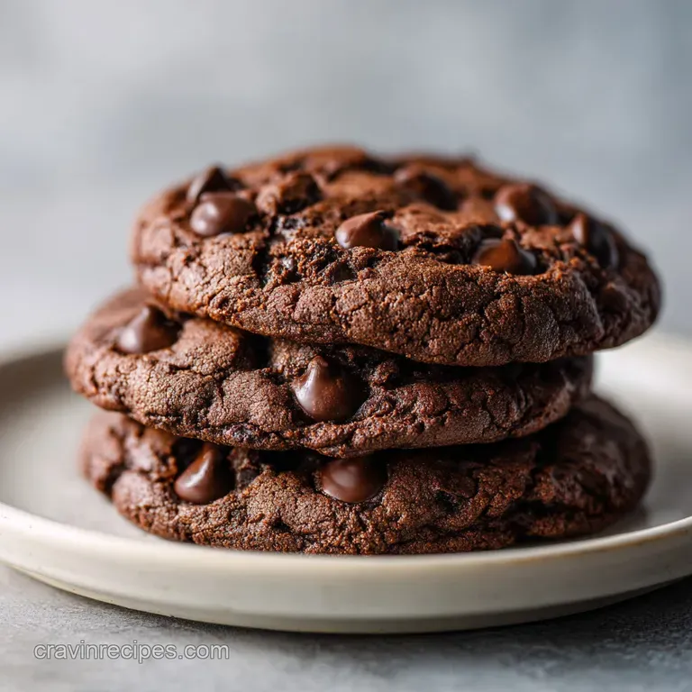Cookies Double Choc: Fudgy & Intense