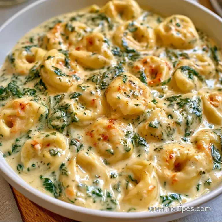 A white ceramic bowl of cheesy pasta rings topped with fresh parsley and cracked black pepper on a wooden table.
