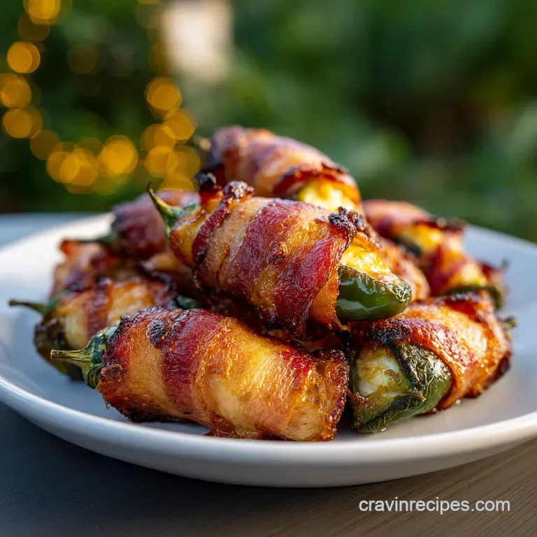 Bacon Wrapped Jalapeno Poppers