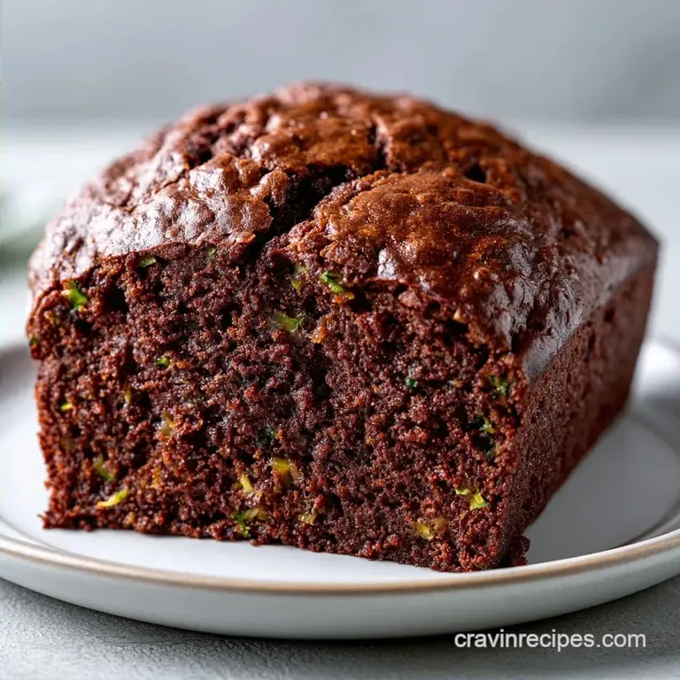 Fudgy Double Chocolate Zucchini Bread
