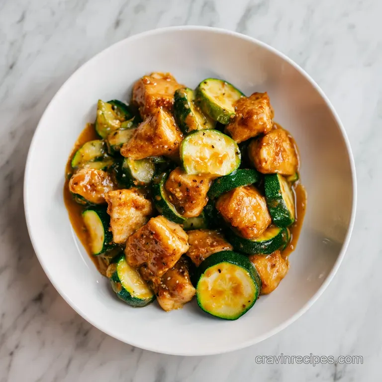 Easy Chicken Zucchini Bake: Golden and Silky