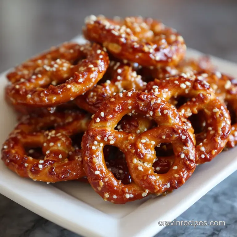 Honey Mustard Pretzels Recipe