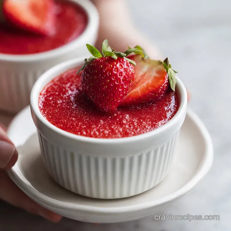 Strawberry Puree: Velvety Smooth Sauce