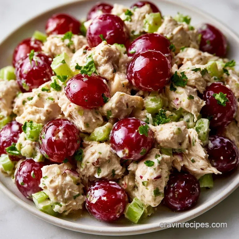 Fast Leftover Chicken Salad: Creamy and Nutty