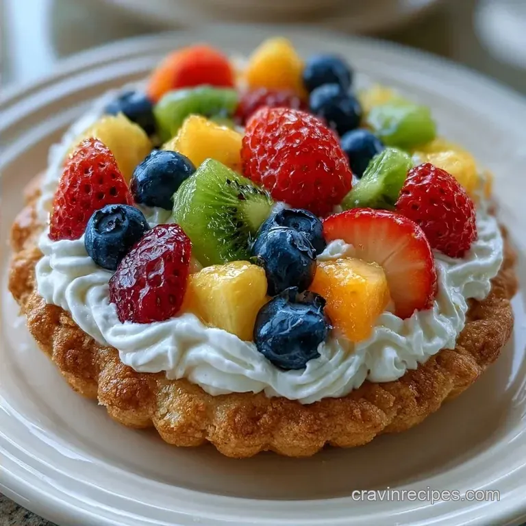 Fruit Pizza Recipe With Glaze: Baked