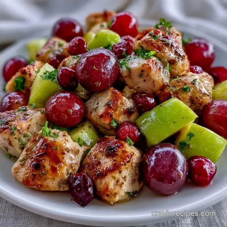 Fruity Chicken Salad: Creamy and Crisp