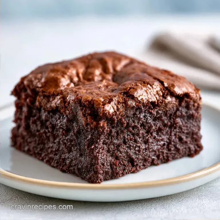 Fudgy Flourless Zucchini Brownies
