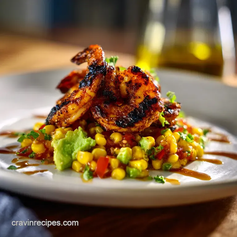 Grilled Shrimp Bowl: Smoky and Creamy